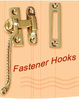 Fastener Hooks, Brass Builder Hardware