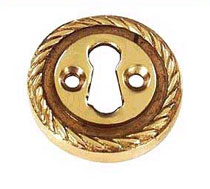 Brass Escutcheon Georgian, Brass Accessories