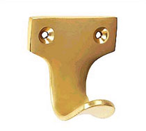 Brass Hat & Double Robe Hook, Brass Accessories
