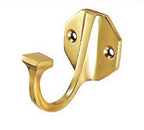 Brass Single Robe Hook, Brass Accessories