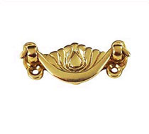 Polish Brass Plate Handle, Brass Cabinet Fittings