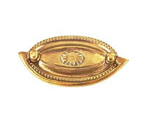 Brass Plate Handle Oval, Brass Cabinet Fittings
