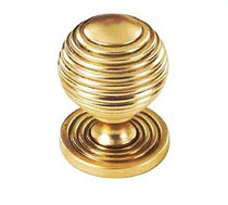 Brass Queen Anne Cabinet Knob, Brass Cabinet Fittings