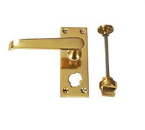 Brass Lever Privacy Set, Brass Door Fittings