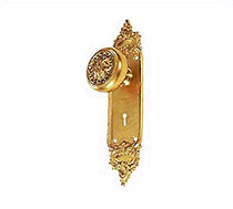 Brass Wellington Knob Lock, Brass Door Fittings