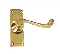 Brass Hot Forged Lever Lock, Brass Door Fittings