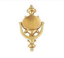 Brass Edwardian Knocker, Brass Door Fittings