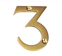 Brass Numeral, Brass Door Fittings