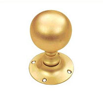 Brass Mortice Knob Ball Type, Brass Door Fittings
