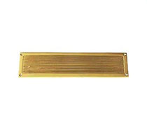 Brass Queen Anne Finger Plate, Brass Door Fittings